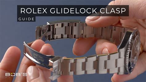 rolex watches with glidelock|how to adjust rolex clasp.